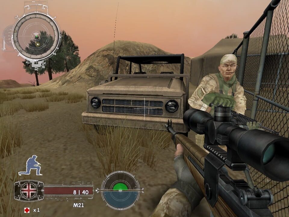 Marine Sharpshooter 3 Unreal CD Expert jogo PC fraco sniper elite