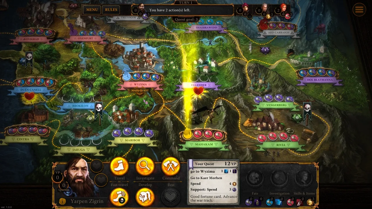The Witcher: Adventure Game screenshot 1