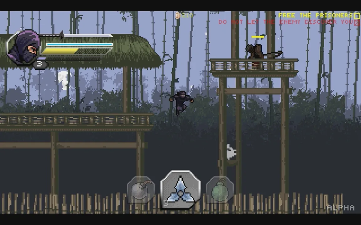 Pixel Shinobi: Nine demons of Mamoru screenshot 2