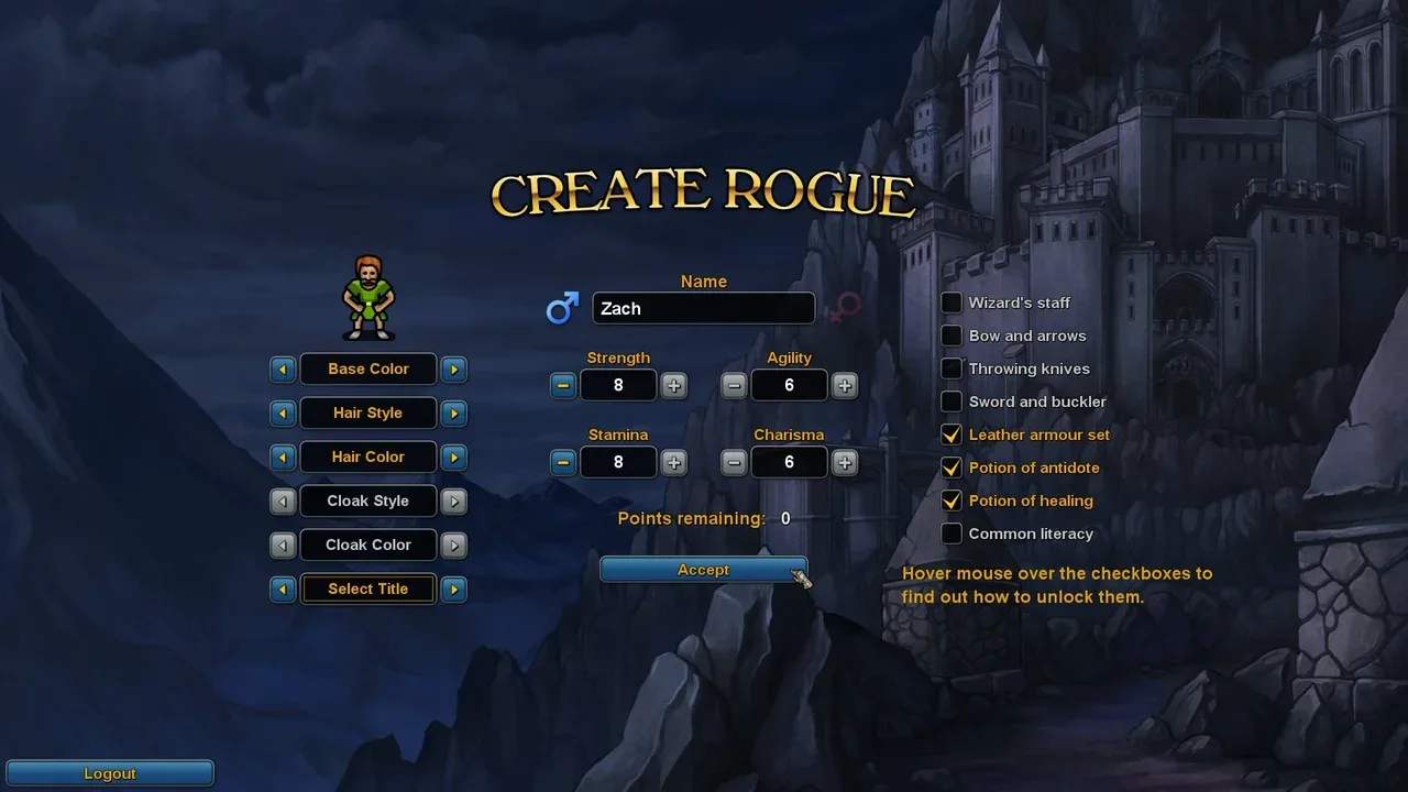 Rogue's Tale screenshot 1