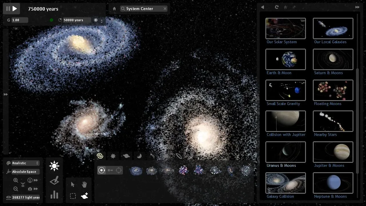 Universe Sandbox Legacy screenshot 1