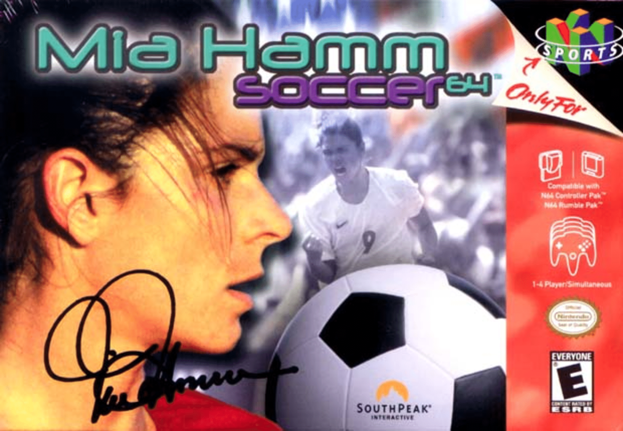 Mia Hamm Soccer 64 cover