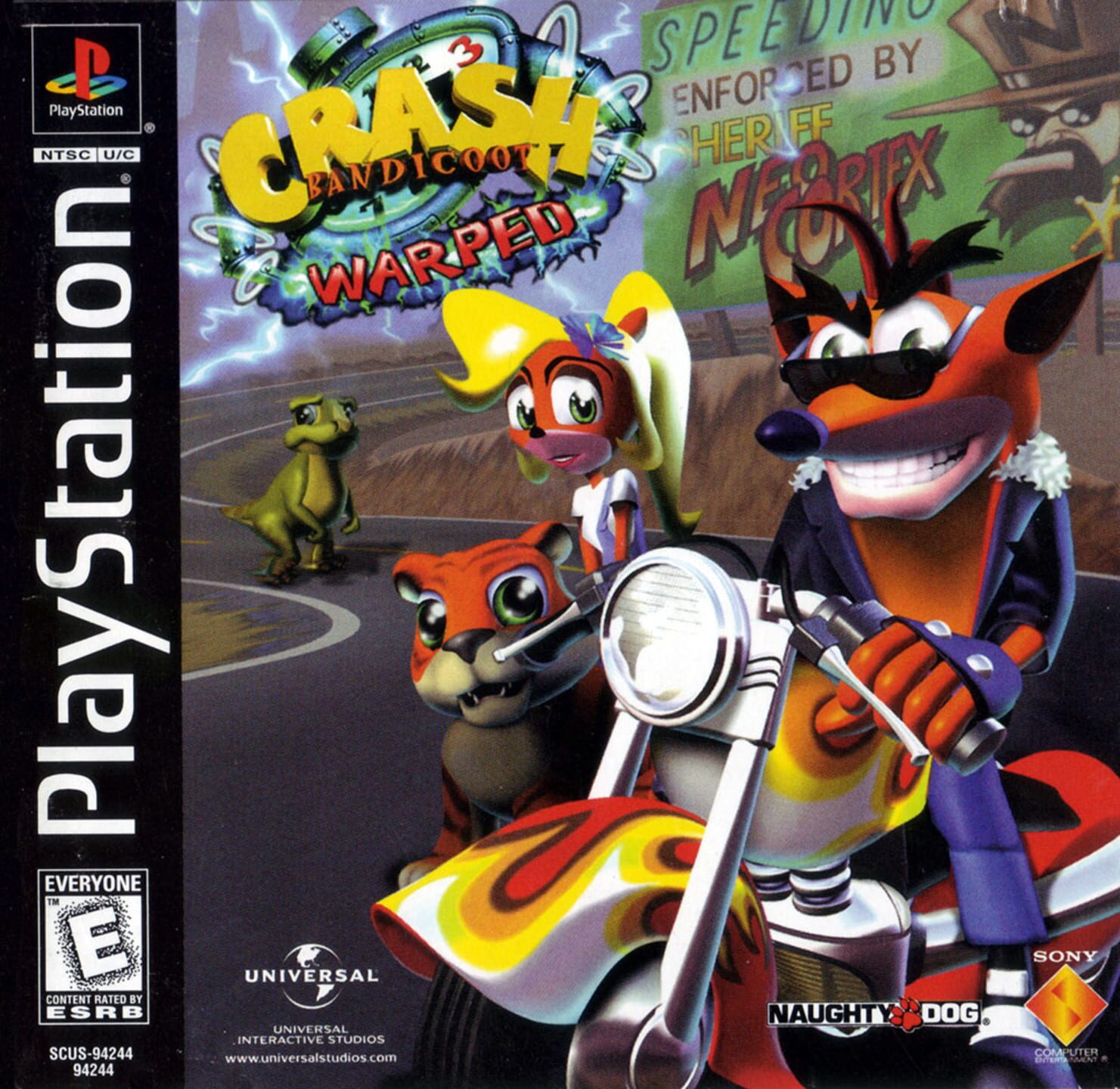 Crash Bandicoot: Warped cover