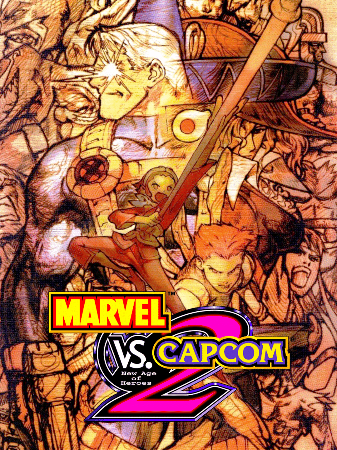 Marvel vs. Capcom 2: New Age of Heroes cover