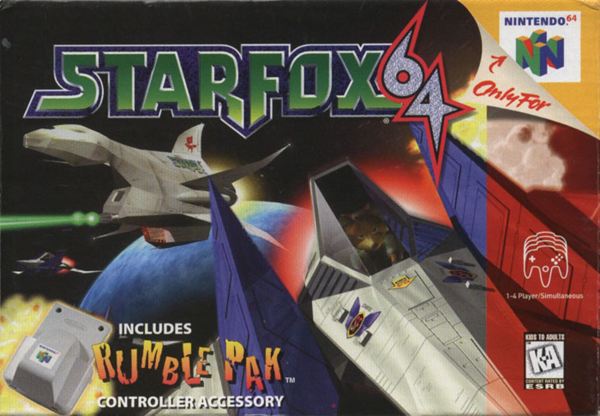 Star Fox 64 cover