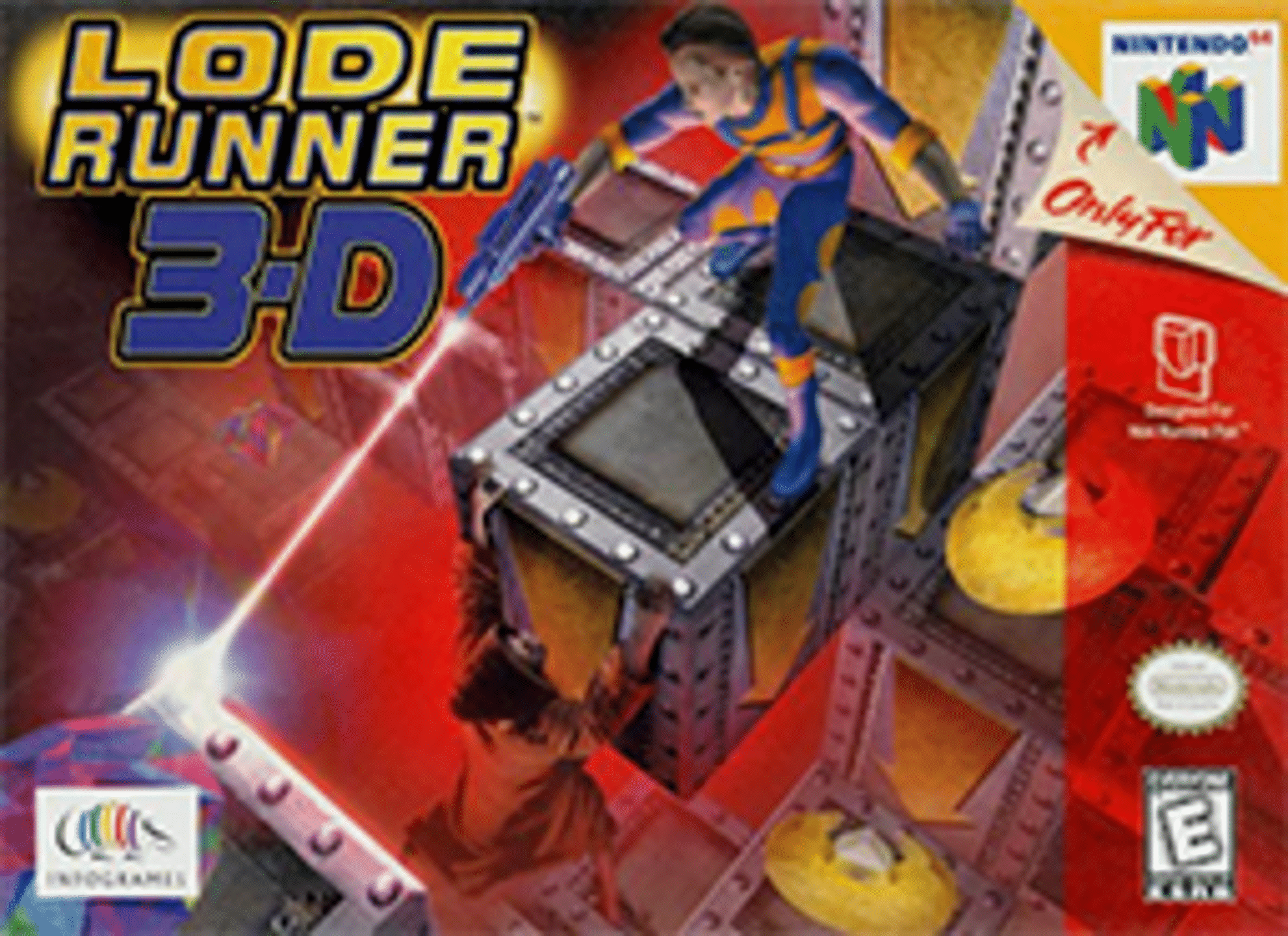 Lode Runner 3-D cover