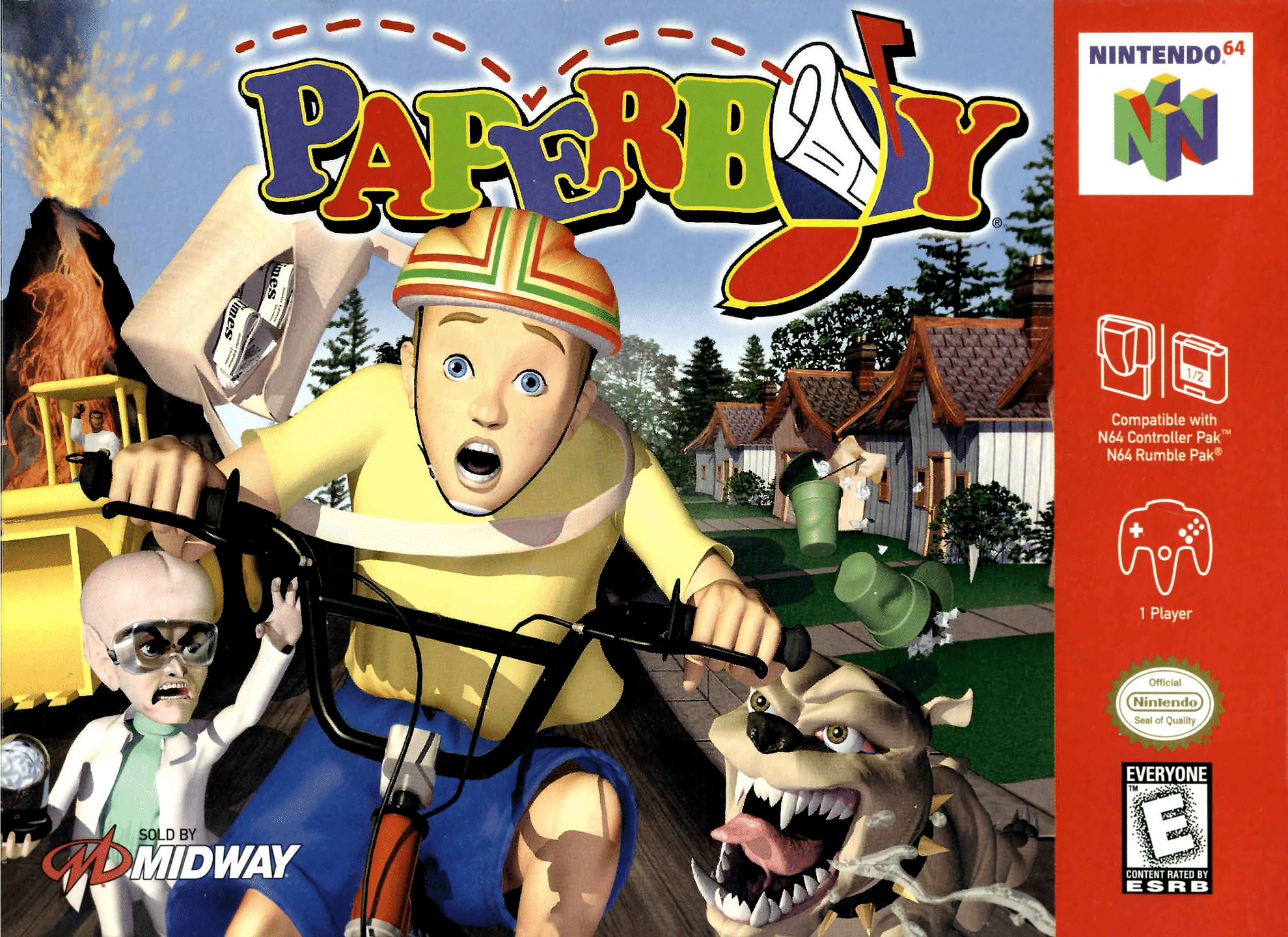 Paperboy 64 cover