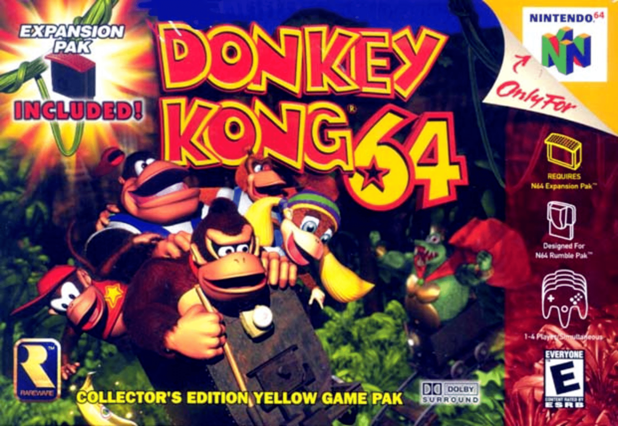 Donkey Kong 64 cover