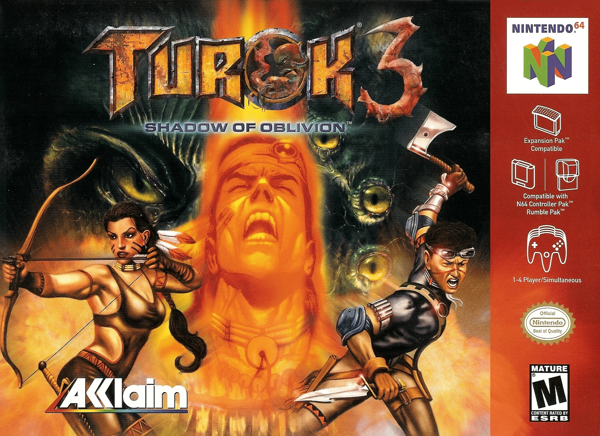 Turok 3: Shadow of Oblivion cover