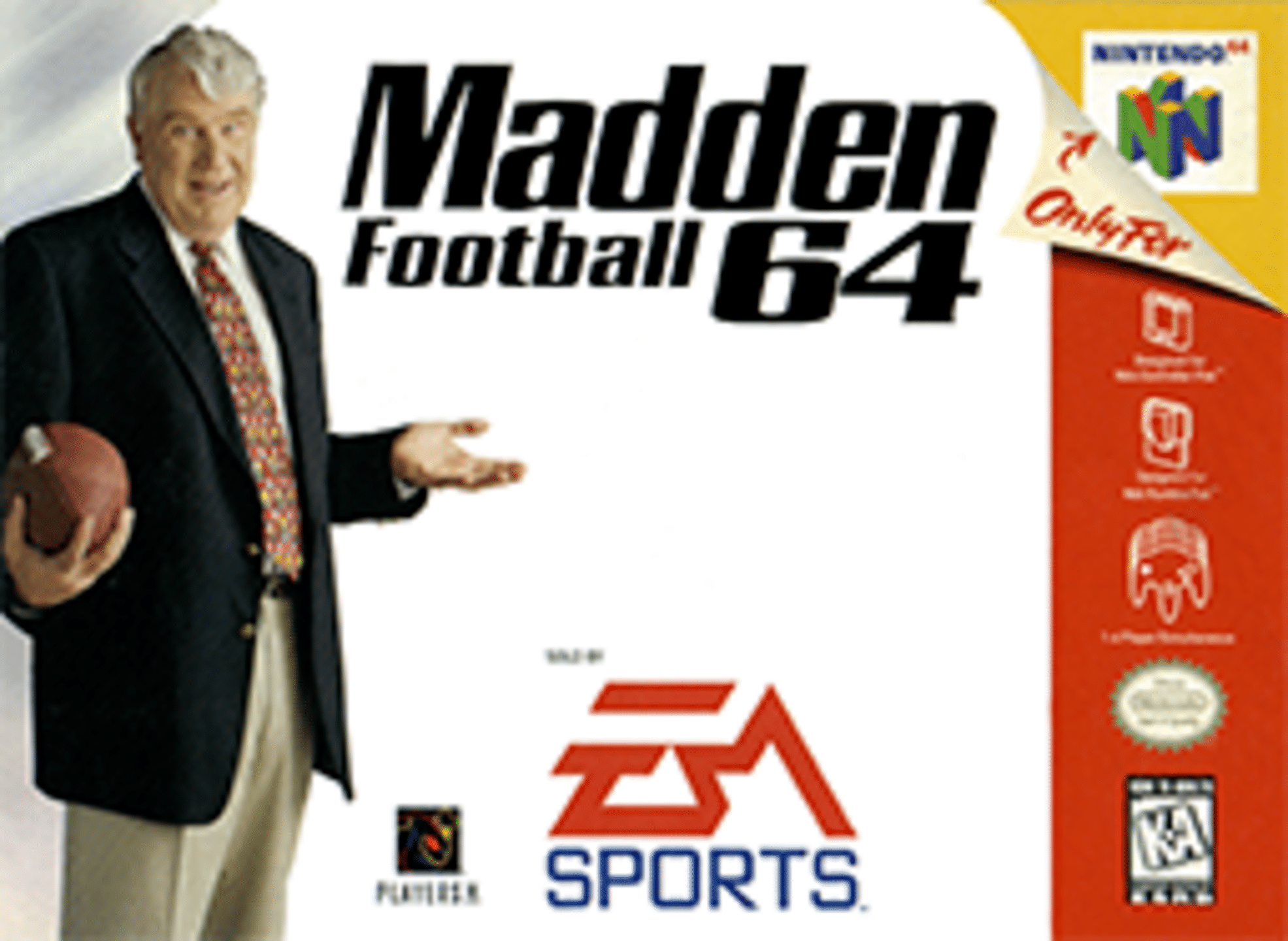 Madden Football 64 cover