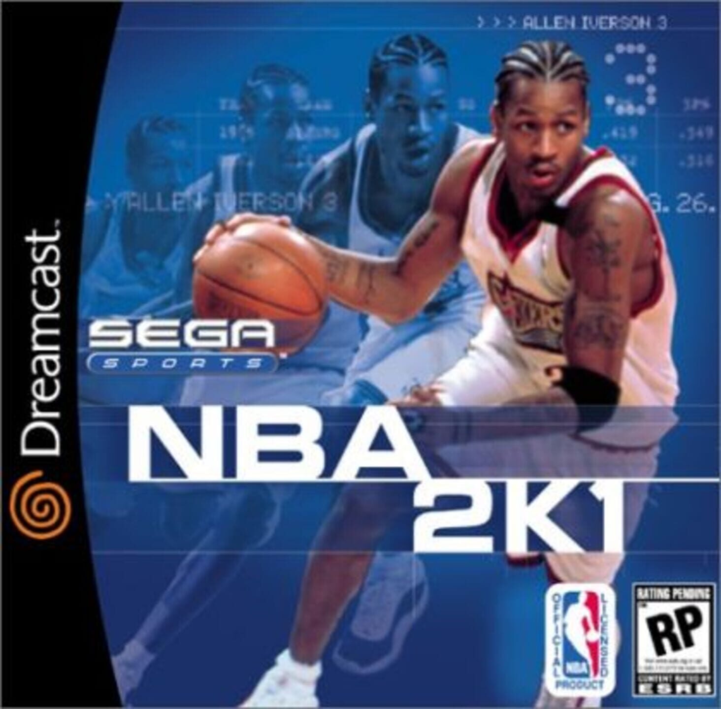 NBA 2K1 cover