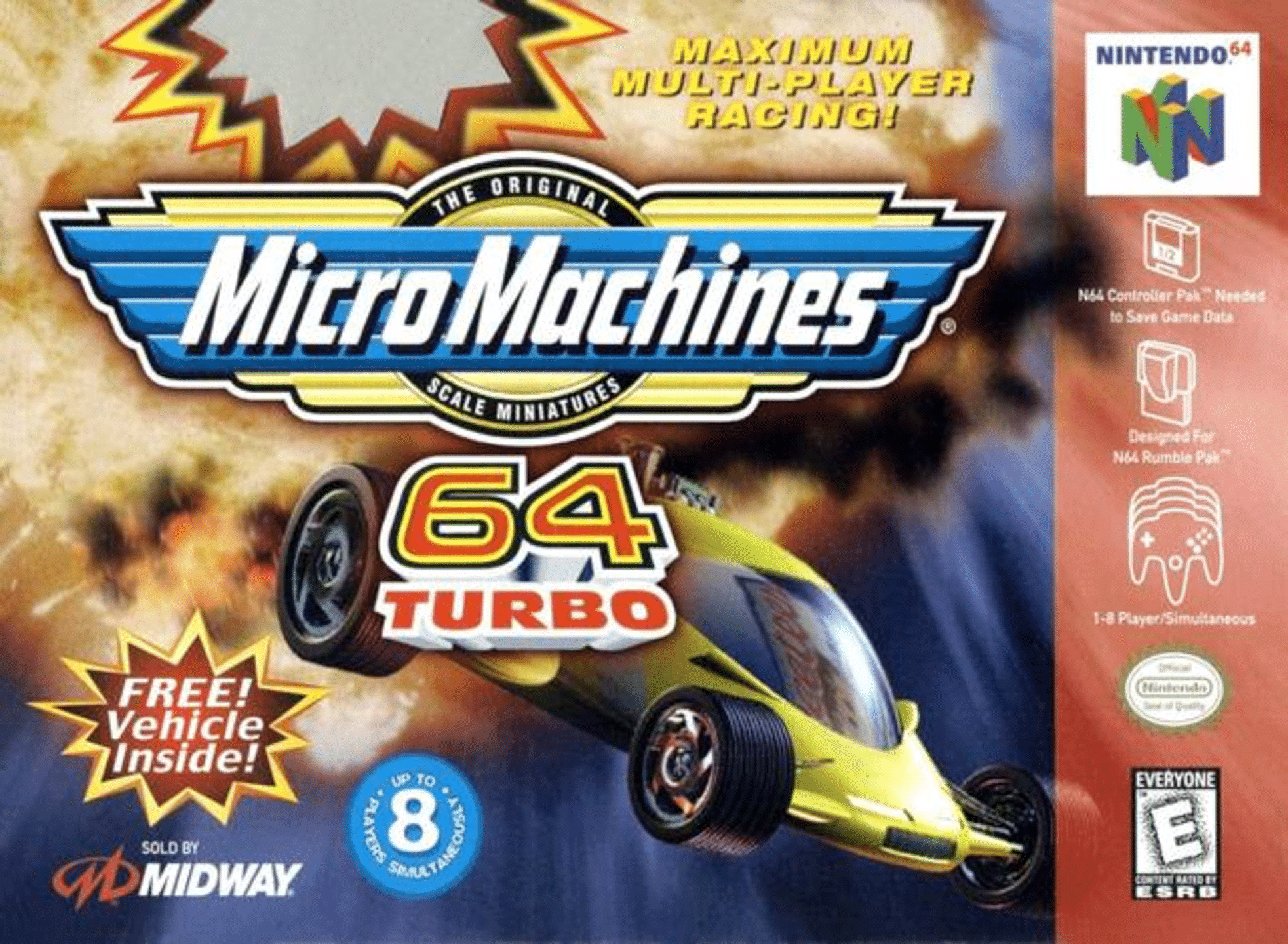 Micro Machines 64 Turbo cover
