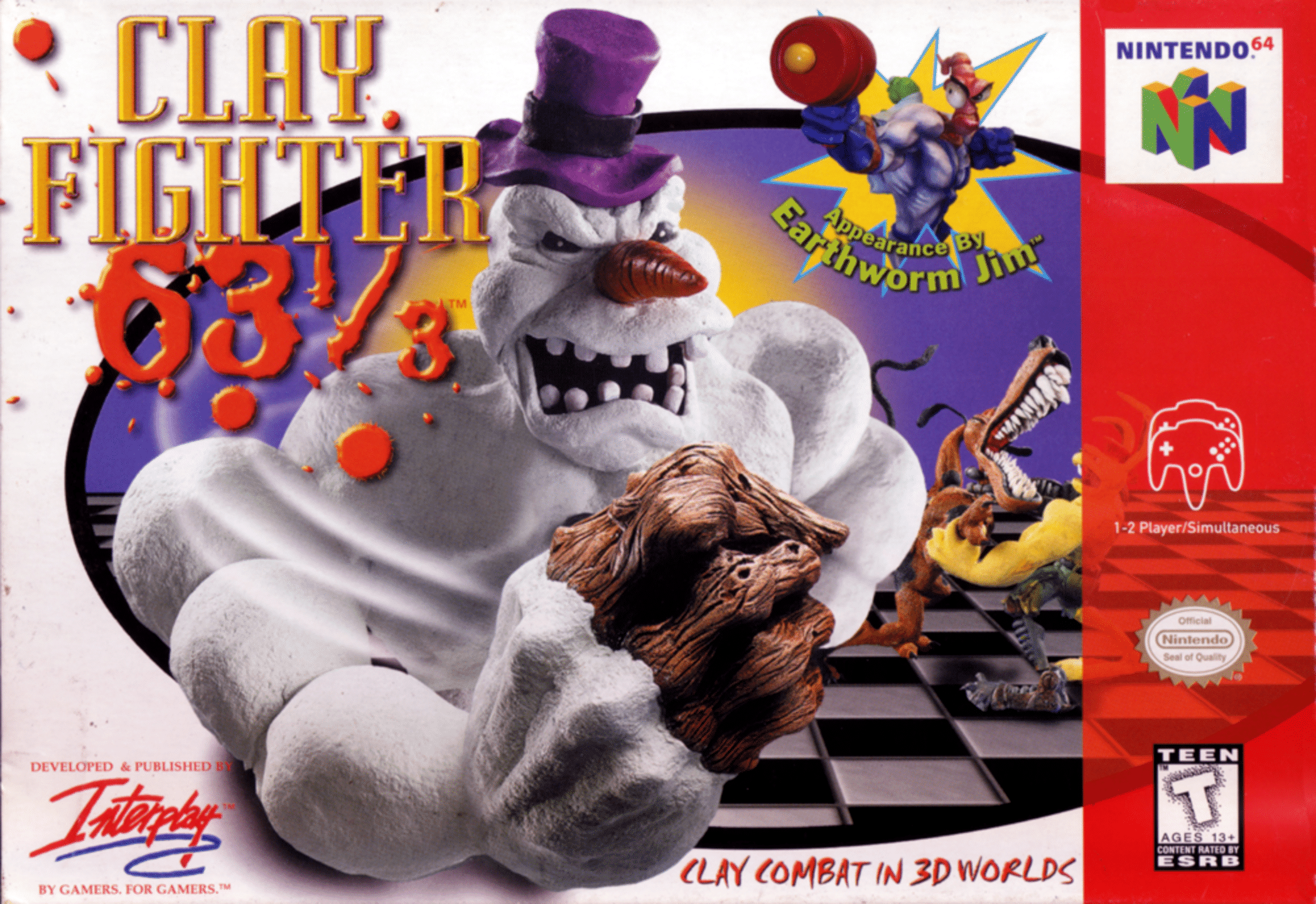 ClayFighter 63 1/3 cover