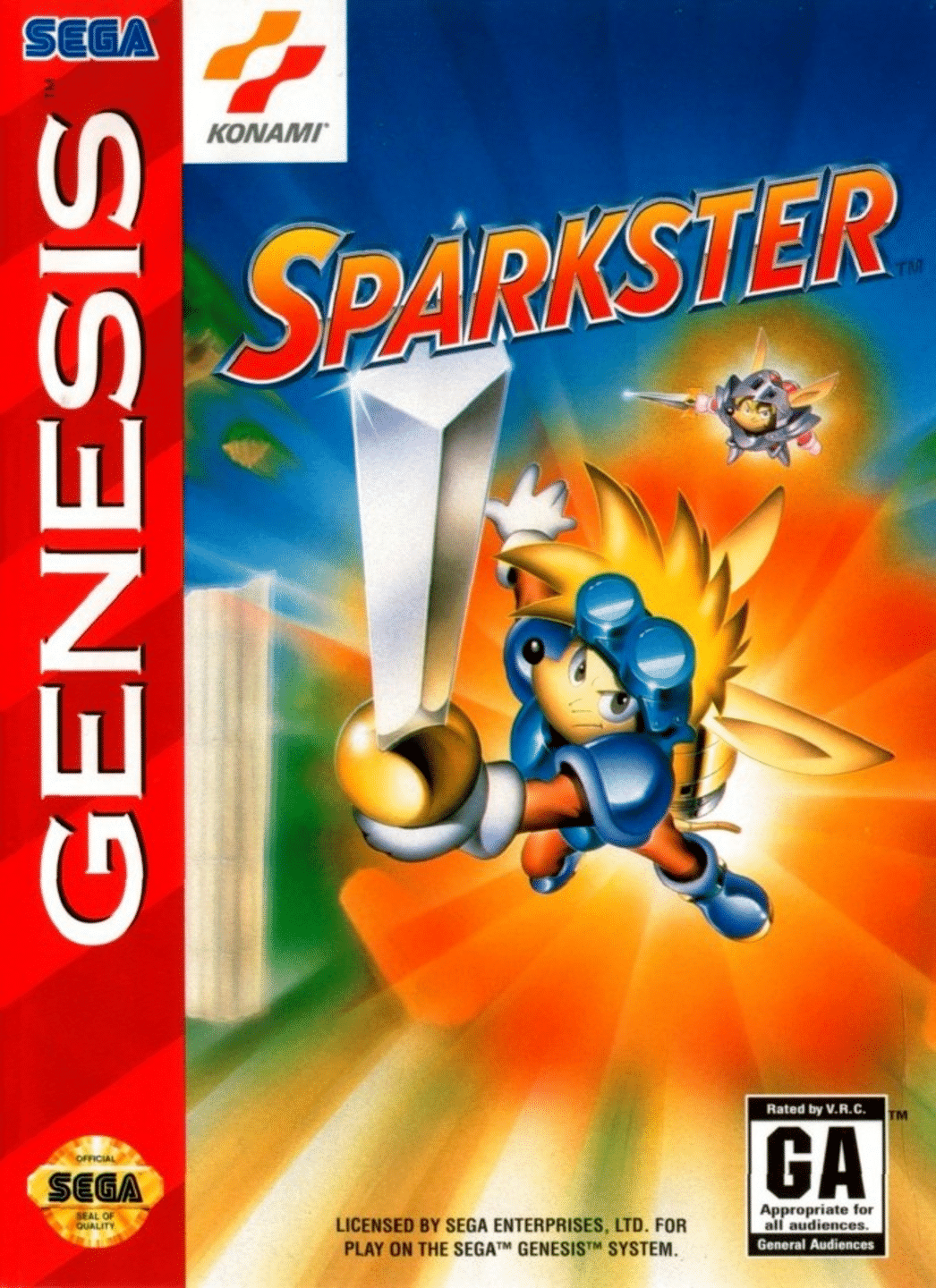 Sparkster: Rocket Knight Adventures 2 cover