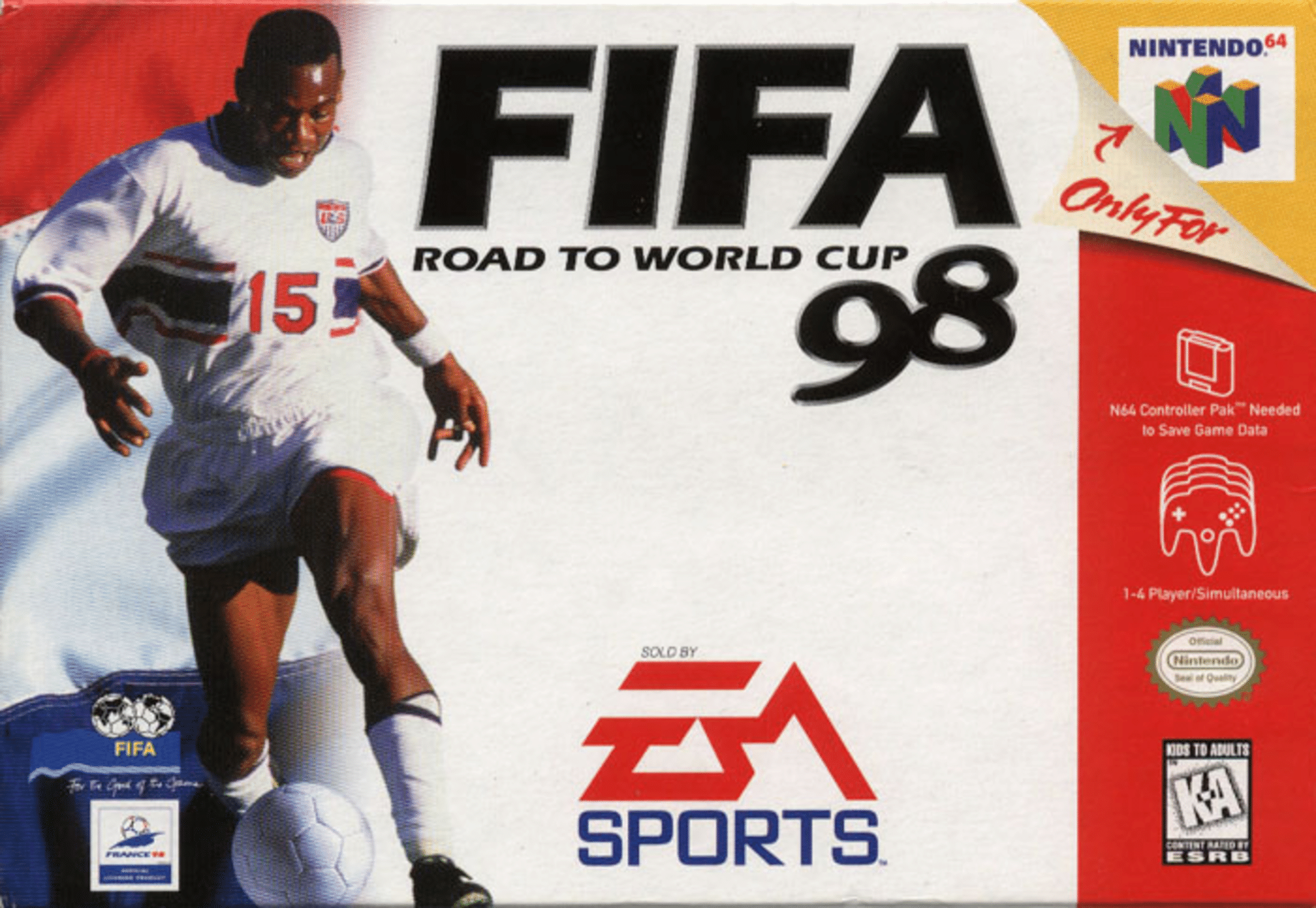 FIFA: Road to World Cup 98 cover