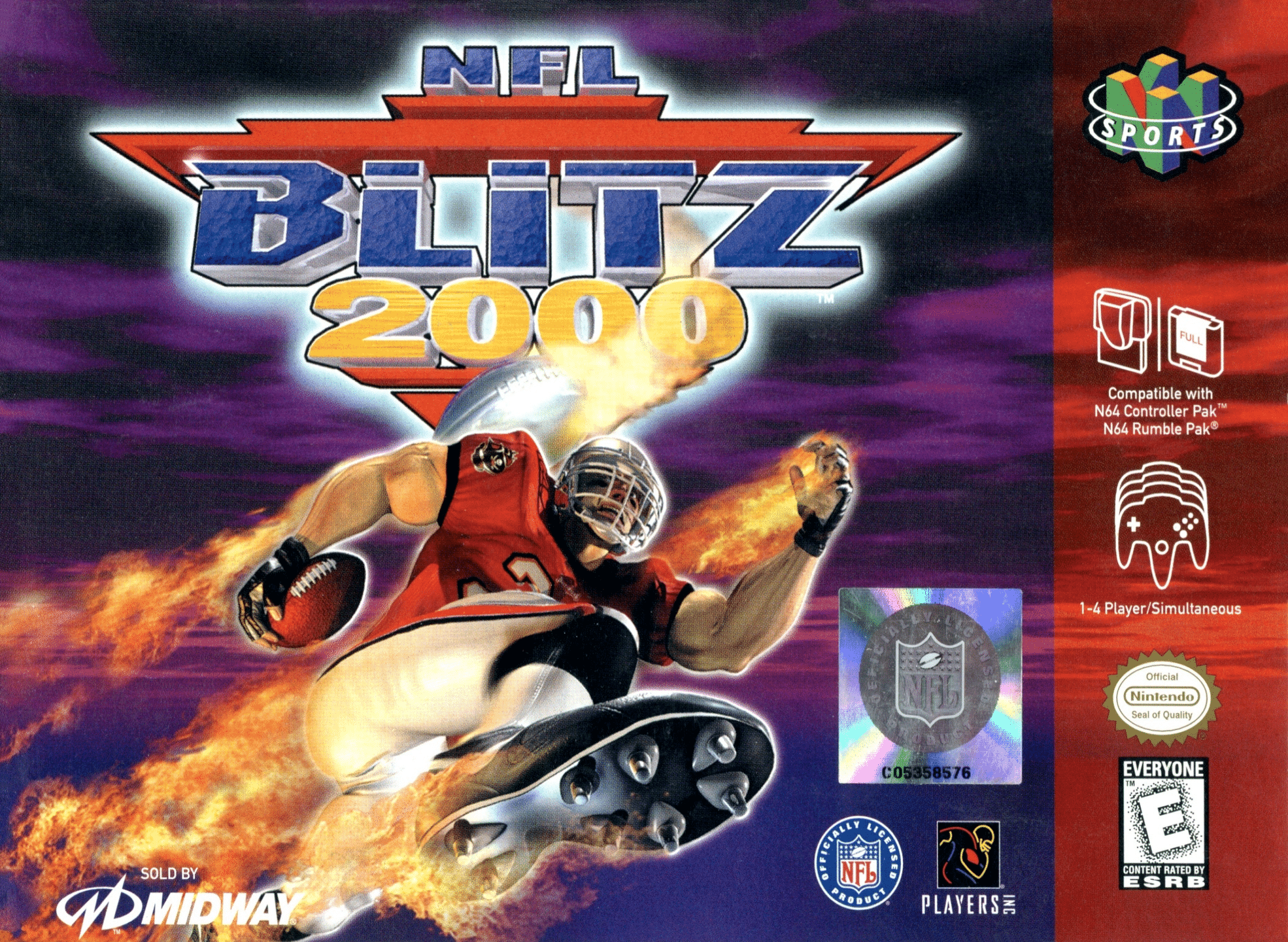 NFL Blitz 2000 cover