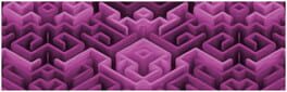 Maze Art: Pink artwork 1