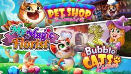 Family Games Bundle: My Magic Florist + Pet Shop Snacks + Bubble Cats Rescue artwork 1