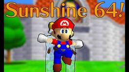 Super Mario Sunshine in Super Mario 64 artwork 1