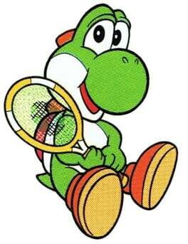 Mario Tennis: Yoshi artwork 1