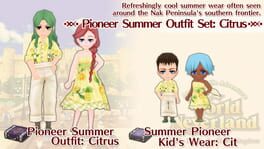 WorldNeverland: Daily Life in the Elnea Kingdom - Pioneer Summer Outfit Set: Citrus artwork 1