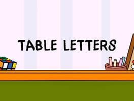 Table Letters artwork 1