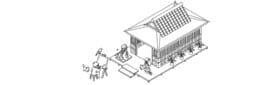 Hidden Cats In Japanese Village artwork 1