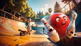 Bowling in a Skate Park artwork 1