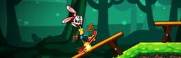 Rabbit on Skateboard artwork 1