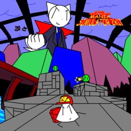 Mr. Triangle The Pizza Delivery Guy Mania Simulator 2k17 artwork 1