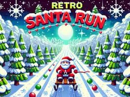 Retro Santa Run artwork 1
