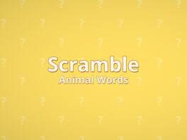 Scramble Animal Words artwork 3