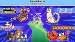 Puzzle Bundle Xbox: PuzzlePet - Feed Your Cat, Say Cheese, Mimi the Cat: New Friends, Story Blocks: The King and Sokocrab artwork 1
