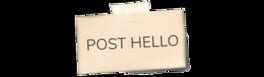 Post Hello artwork 1