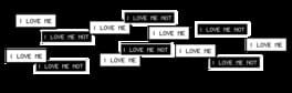 I Love Me, I Love Me Not artwork 1