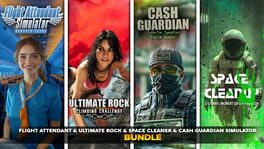 Flight Attendant & Ultimate Rock & Space Cleaner & Cash Guardian Simulator & Bundle artwork 1