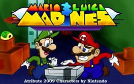 Mario & Luigi MAD NES artwork 1