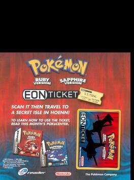Pokémon Ruby & Sapphire: Eon Ticket artwork 1