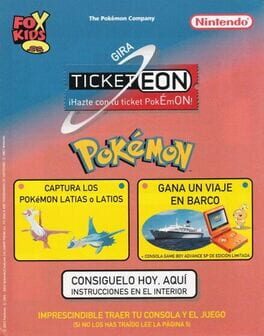 Pokémon Ruby & Sapphire: Eon Ticket artwork 2