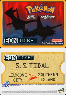 Pokémon Ruby & Sapphire: Eon Ticket artwork 3