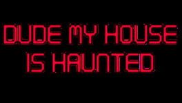 Dude My House Is Haunted artwork 2