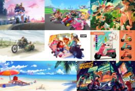 Mario Kart World artwork 8