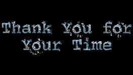 Thank You for Your Time artwork 2
