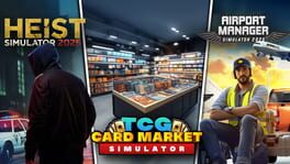 TCG Card Market Simulator & Airport Manager Simulator 2025 & Heist Simulator 2025 artwork 1