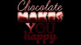Chocolate makes you happy: New Year artwork 1