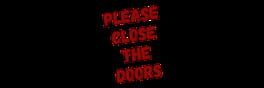 Please close the doors artwork 1