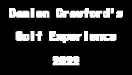Damien Crawford's Golf Experience 2022 artwork 2