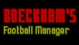 Boeckham's Football Manager artwork 2