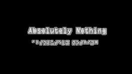 Absolutely Nothing artwork 2