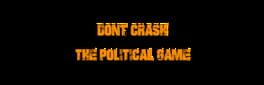 Don't Crash: The Political Game artwork 1